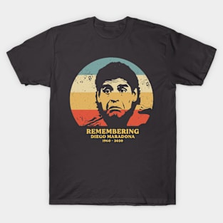 Remembering Diego Maradona RetroColor T-Shirt